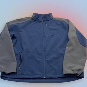 BLACK DIAMOND Mens 2XL Blue Gray Soft Shell Jacket